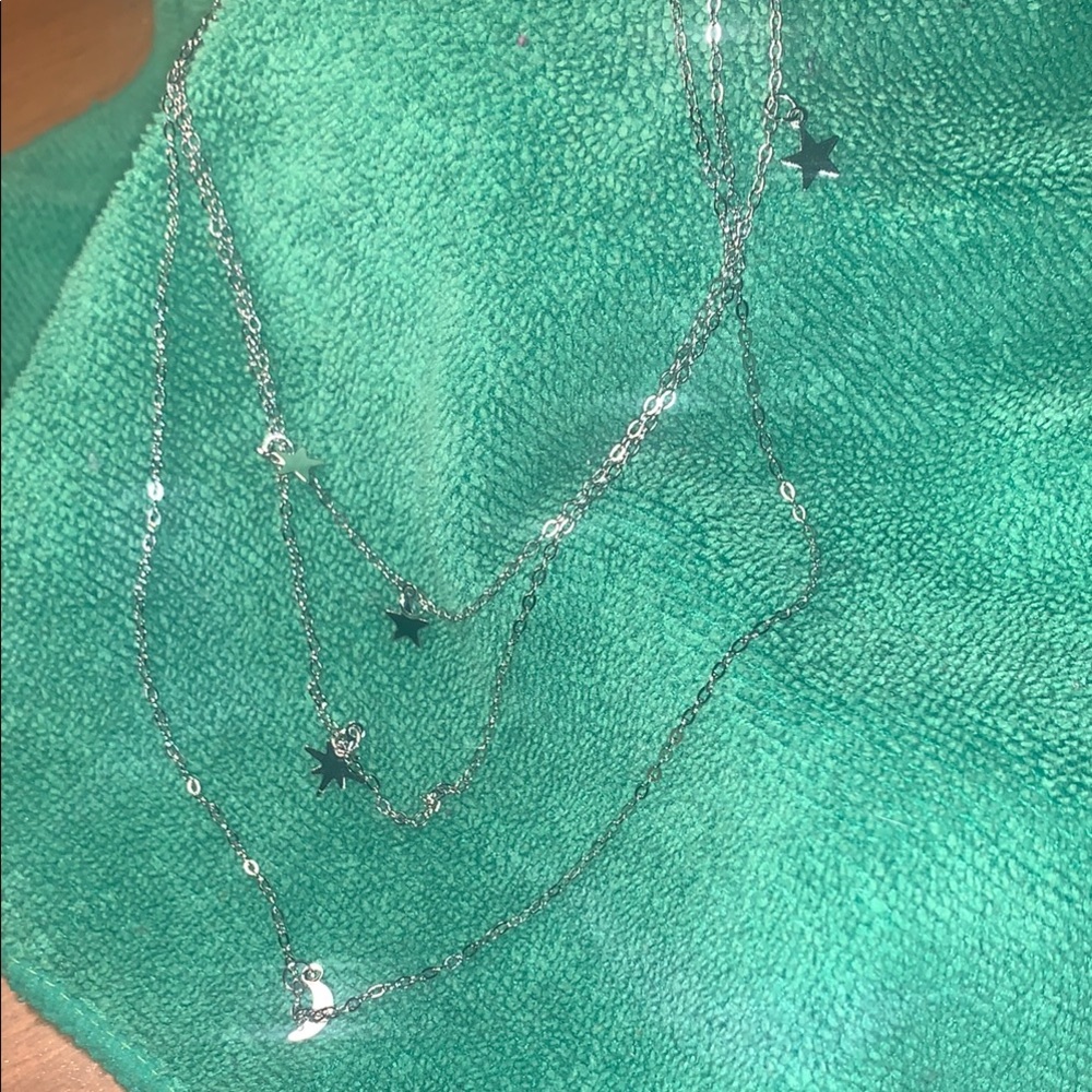 Dainty Silver Star Necklace with Minimalist Design